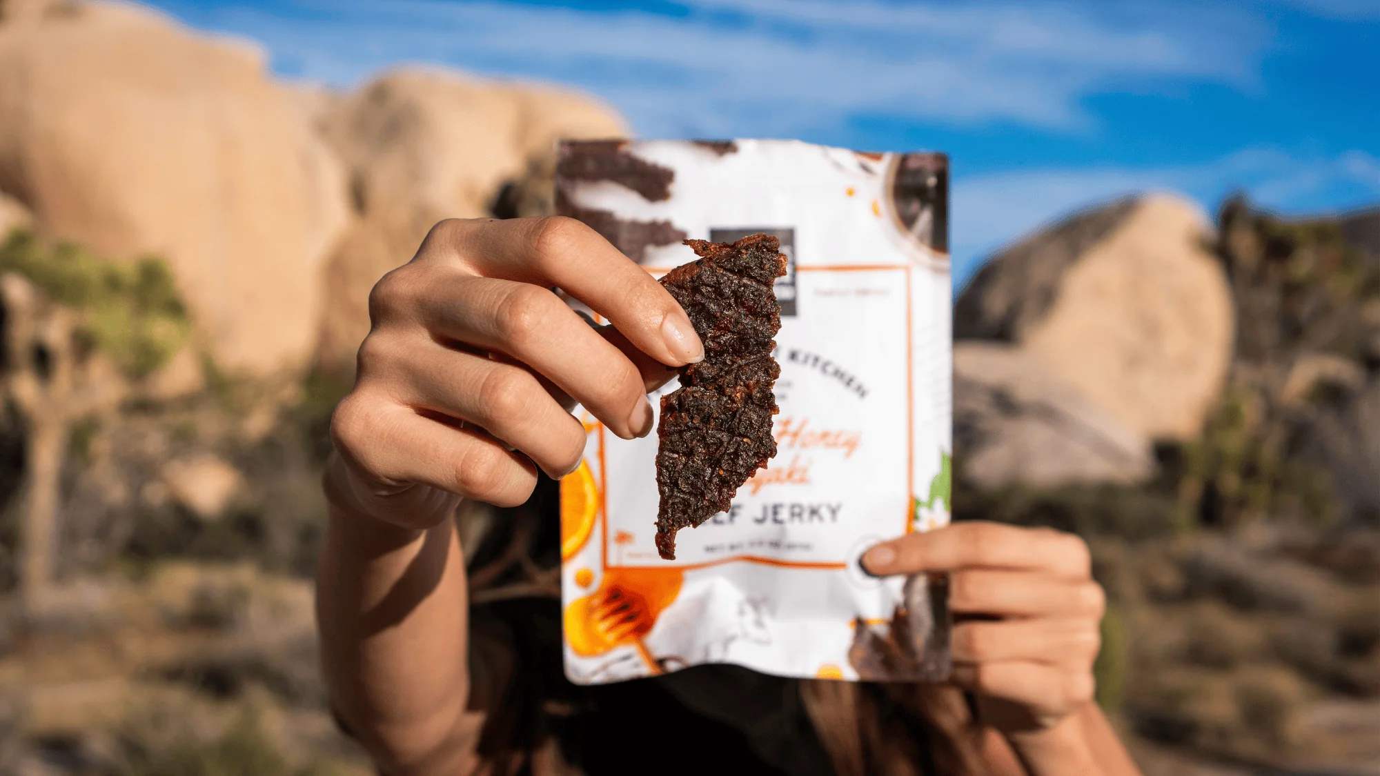TEST KITCHEN - ORANGE HONEY TERIYAKI BEEF JERKY - Image 3
