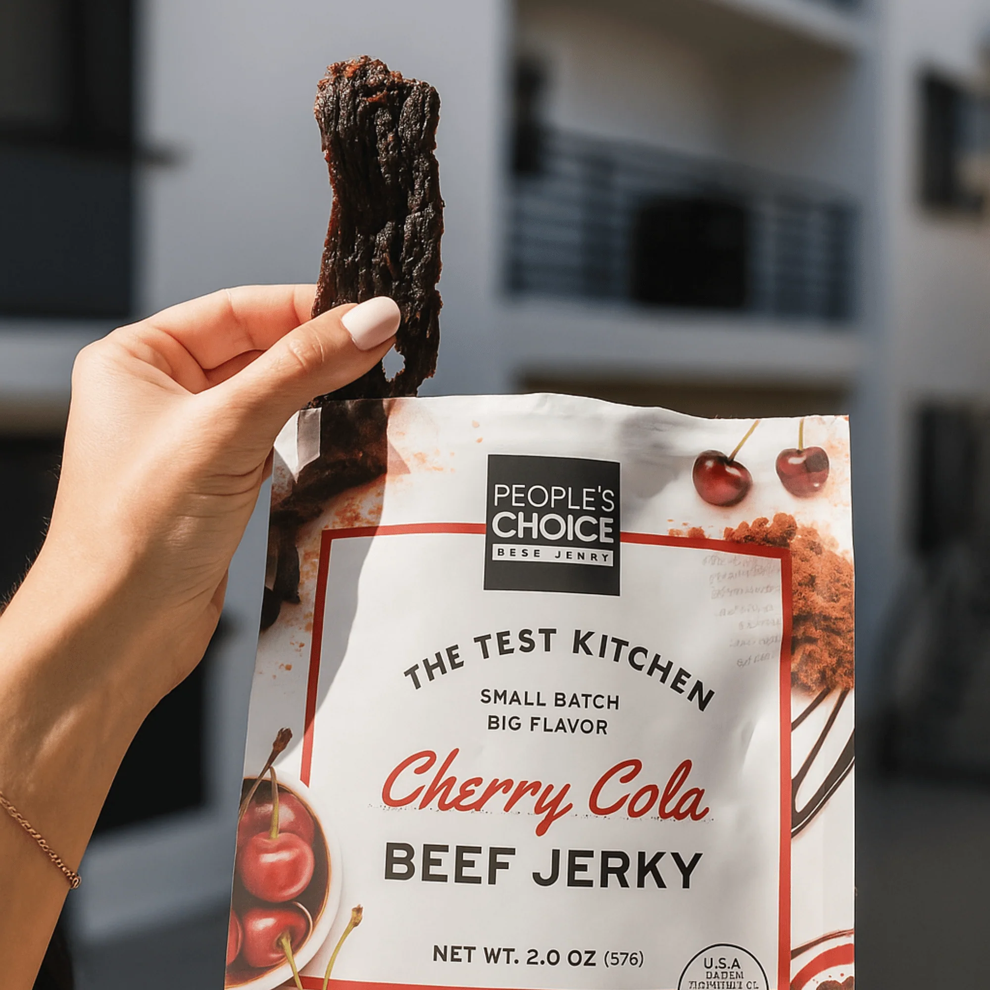 TEST KITCHEN - CHERRY COLA BEEF JERKY - Image 4